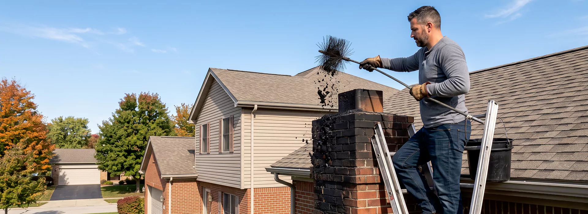Chimney Creosote Cleaning in Lakewood