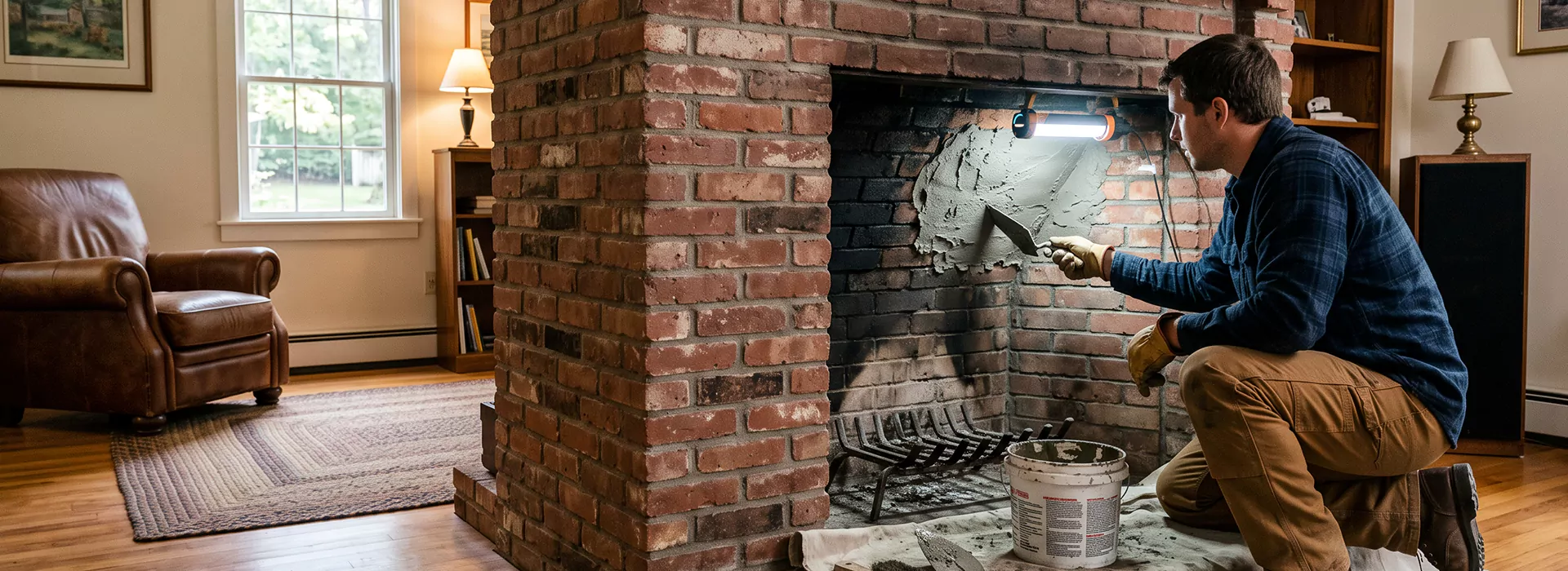 Fireplace Smoke Chamber Repair in Lakewood