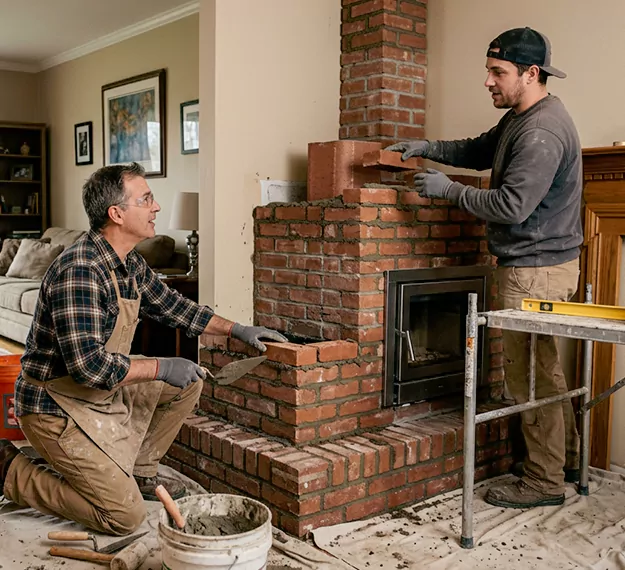 Certified Brick Fireplace Installation Company: Your Local Masonry Fireplace Contractors in Lakewood, NJ