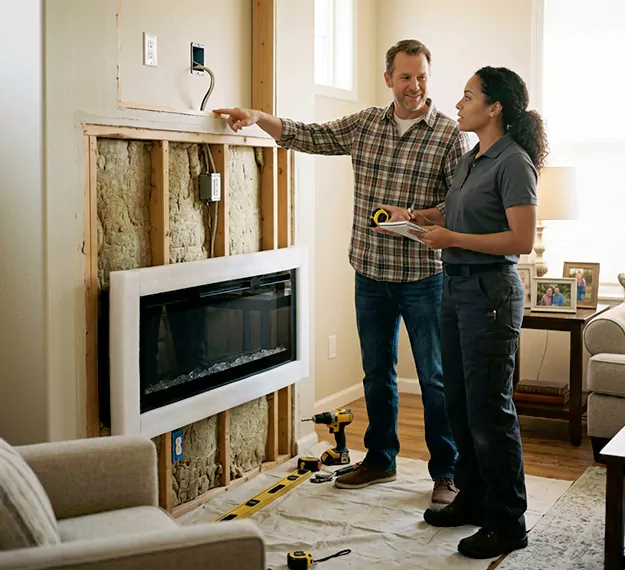 Why Lakewood, NJ Homeowners Choose Our Electric Fireplace Installation Team?