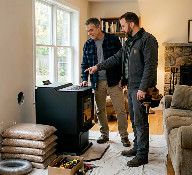 Why Lakewood Homeowners Choose Our Pellet Fireplace Installation Team?