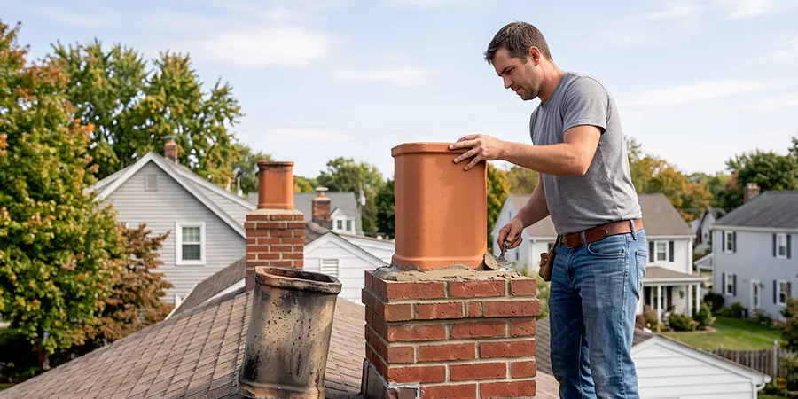 Matching Chimney Pot Replacement Lakewood
