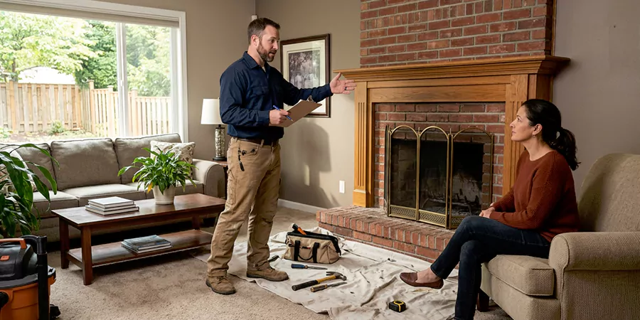 Fireplace and Chimney Removal Service Lakewood