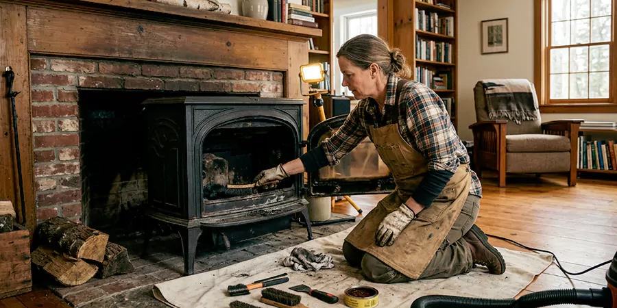 Wood Stove Restoration Lakewood